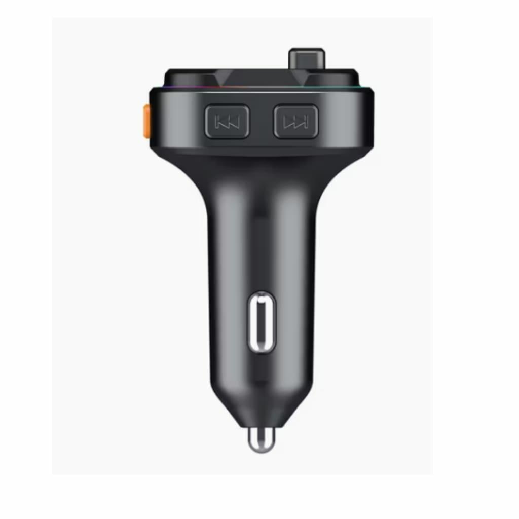 Fm siųstuvas su bluetooth 5.0 ir usb-c jungtimi