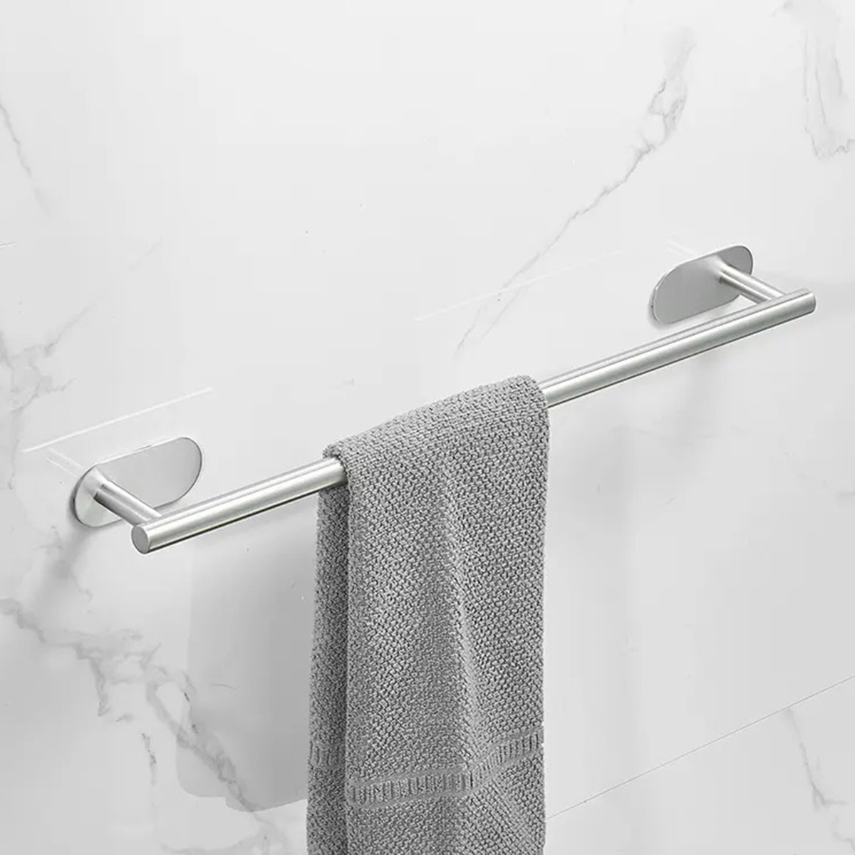 Rankšluosčių laikiklis ag945, 40 cm, sidabrinis