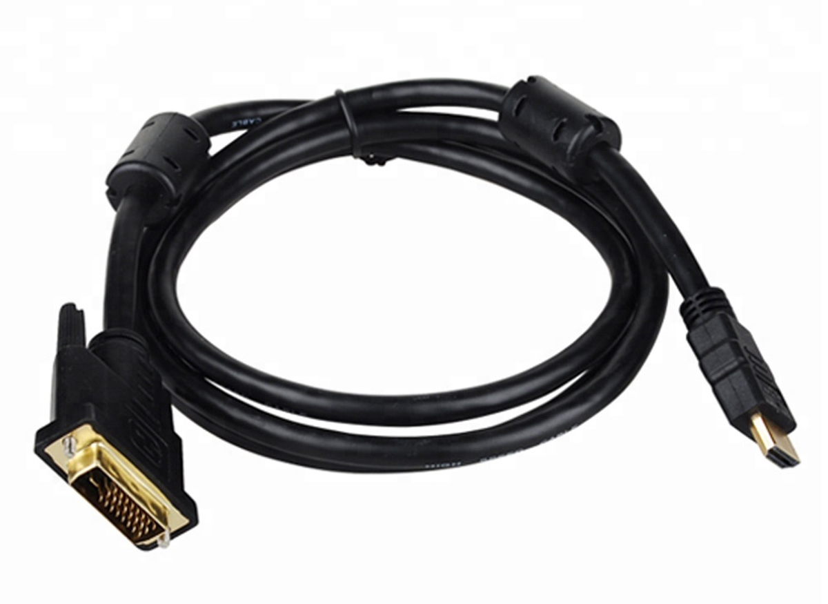 Hdmi-dvi kabelis 2 m hd8 su auksuotais antgaliais