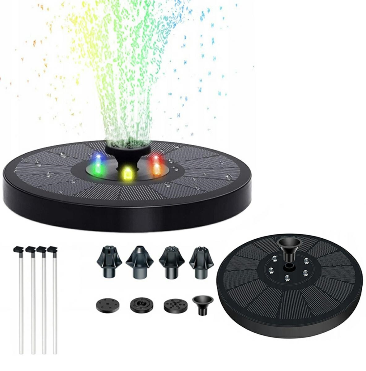 Fontanas su saulės energija ir rgb apšvietimu zd70g
