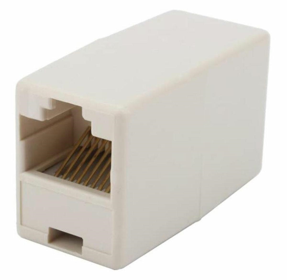 Kabelių jungtis rj45 su paauksuotais kontaktais