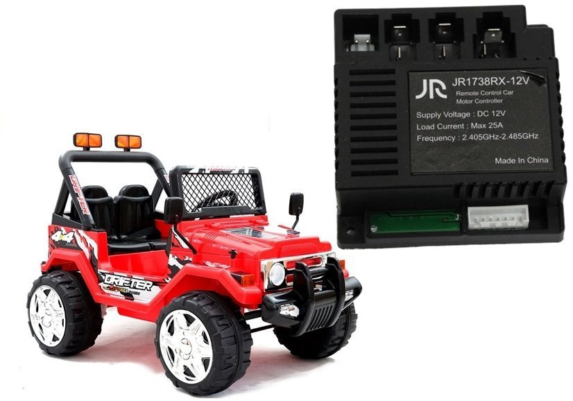 Modulis elektriniam vaikiškam automobiliui jeep raptor