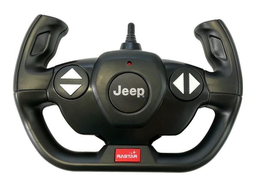 Nuotoliniu būdu valdomas jeep wrangler rubicon 1:14, juodas