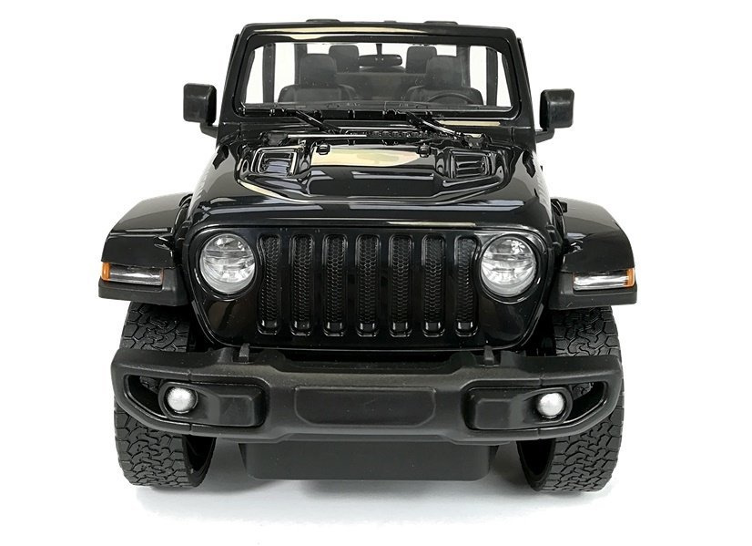 Nuotoliniu būdu valdomas jeep wrangler rubicon 1:14, juodas
