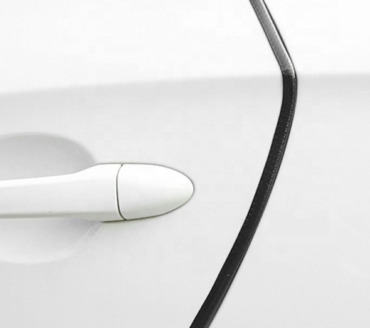 Automobilio durų apsauginė juosta 5m juoda