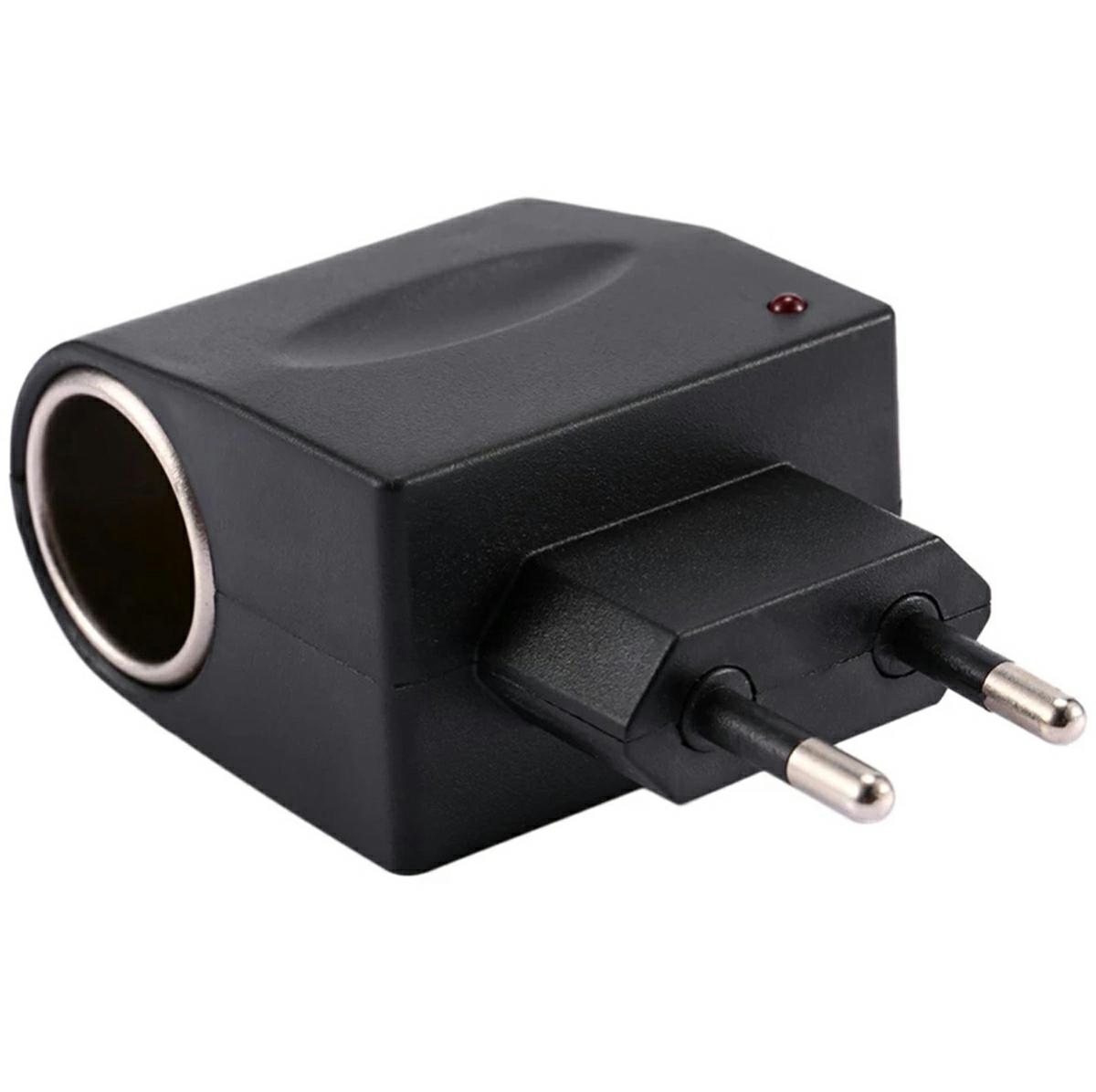 Adapteris 220v į 12v su automobilio lizdo jungtimi