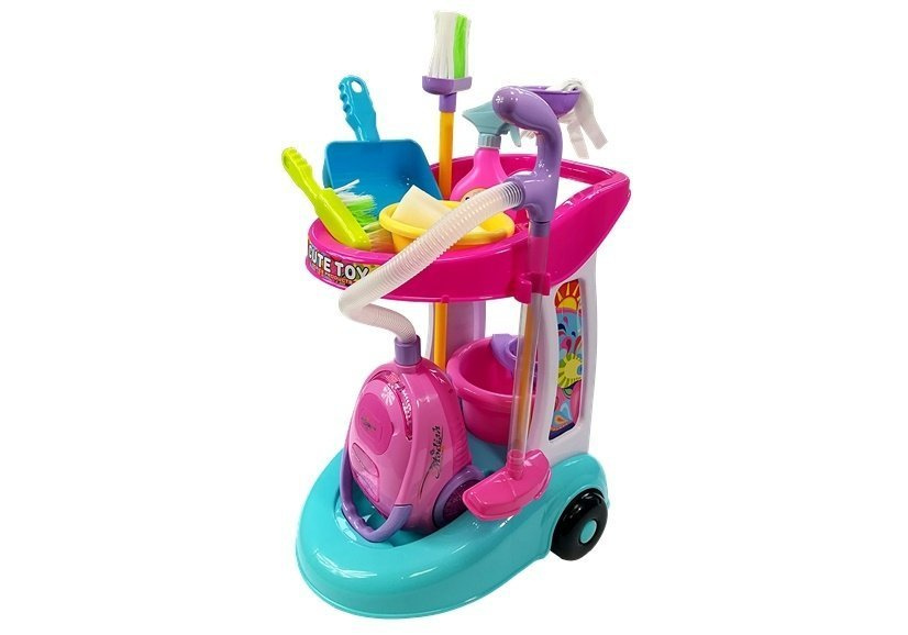 Vaikiškas valymo rinkinys lean toys, rožinis