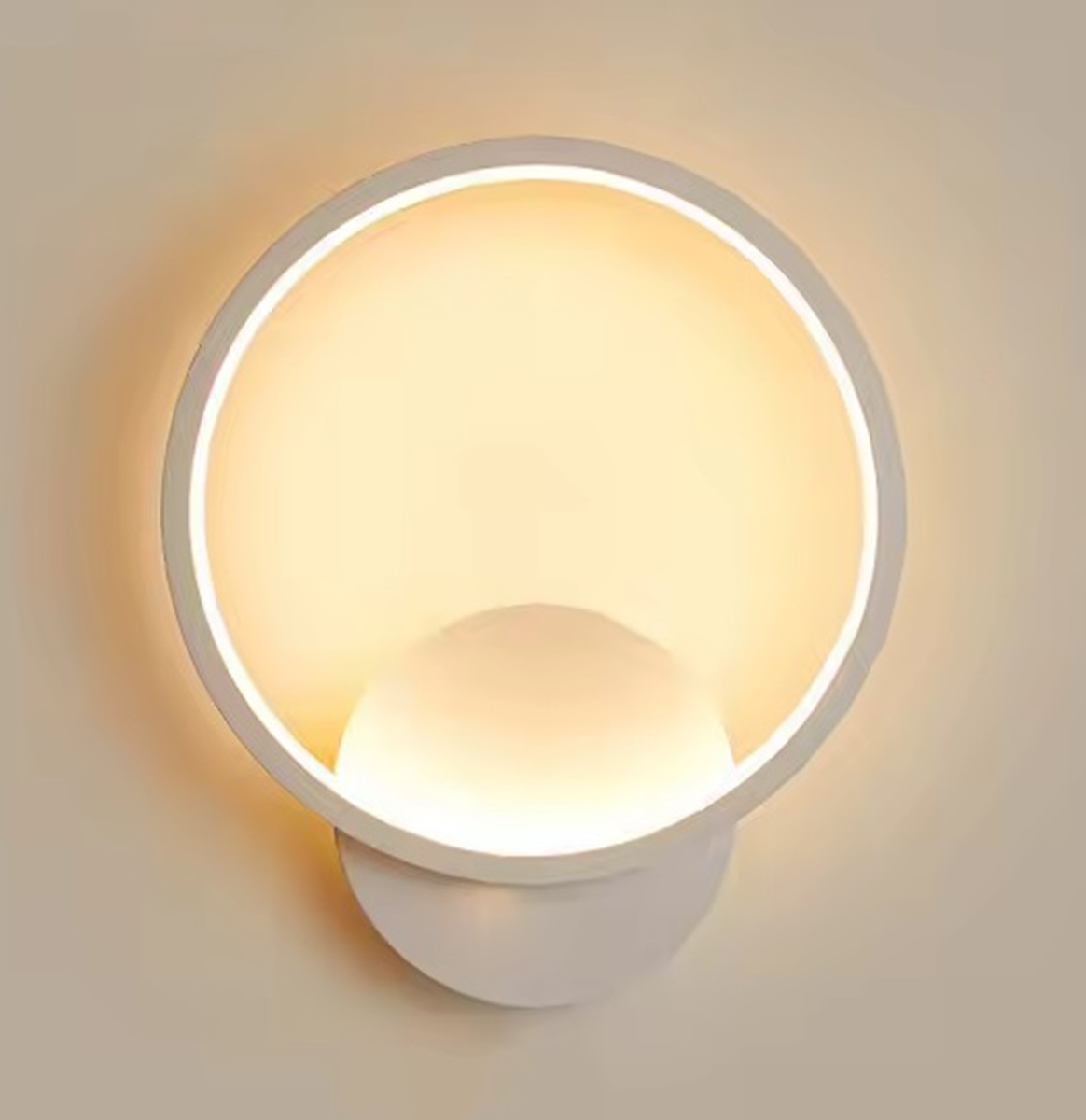 Led sieninis šviestuvas zd132a, 12w, baltas