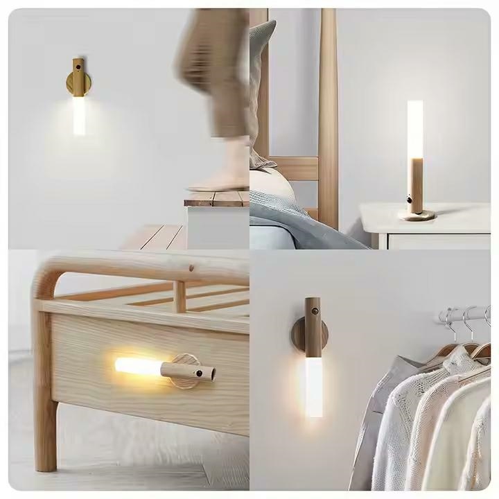 Led lemputė su judesio jutikliu zd155, 18 cm, šilta balta