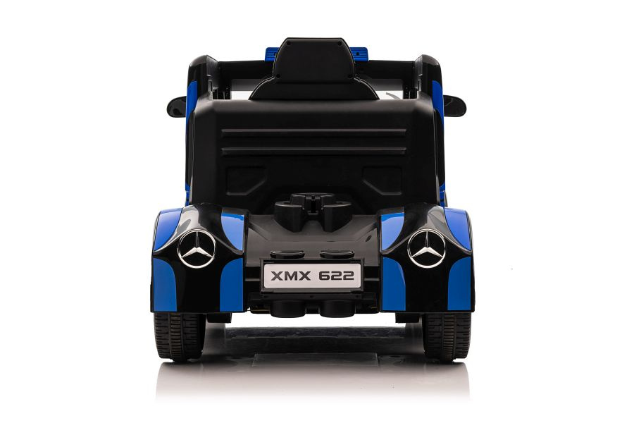 Vienvietis elektromobilis vaikams mercedes-benz axor xmx622, mėlynas