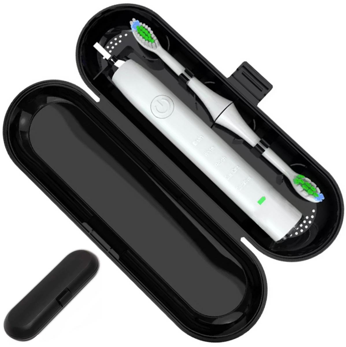 Kelioninis dėklas dantų šepetėliui oral-b, juodas