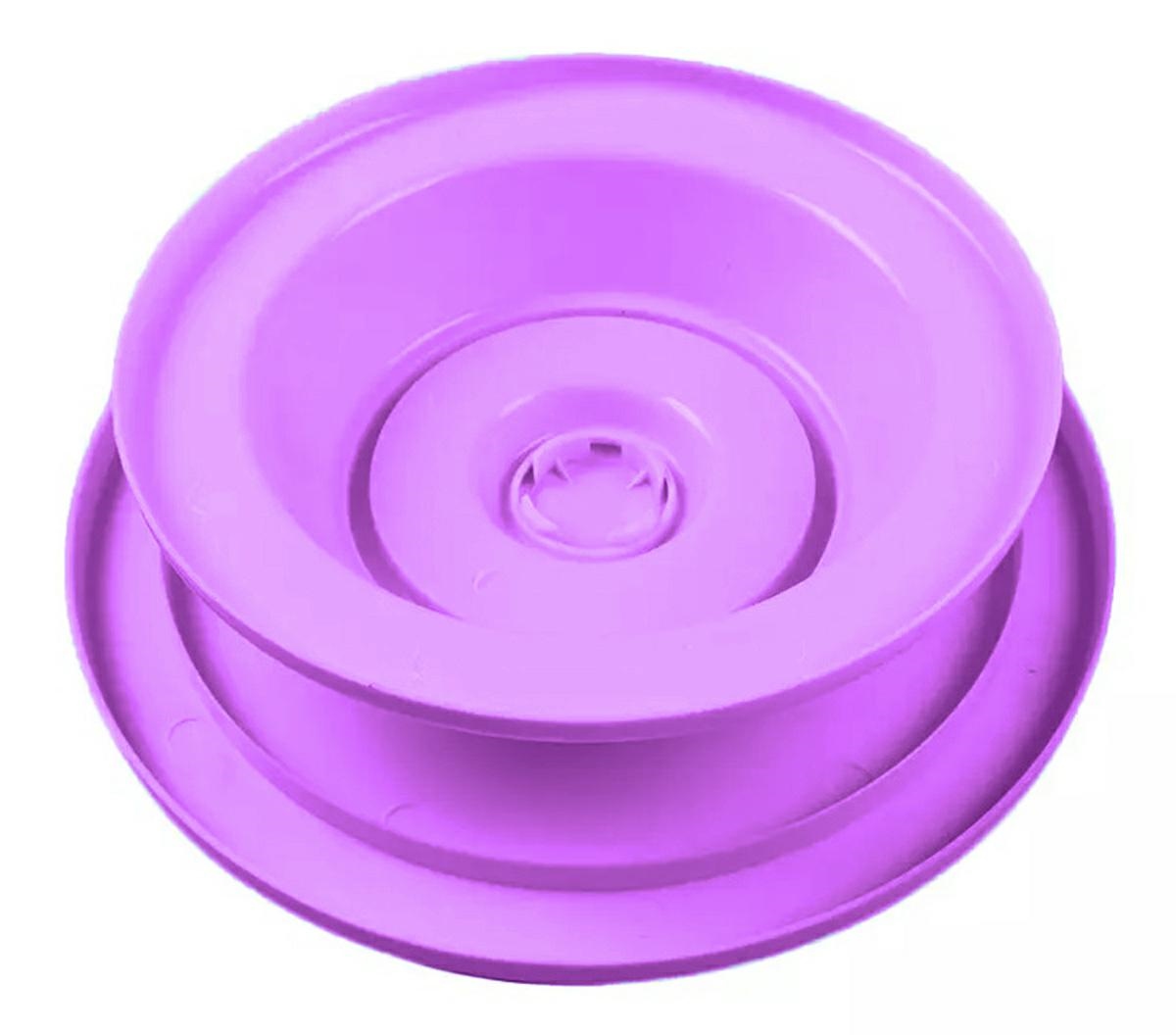 Lėkštė tortams dekoruoti ag649f, violetinė, 27,5 cm