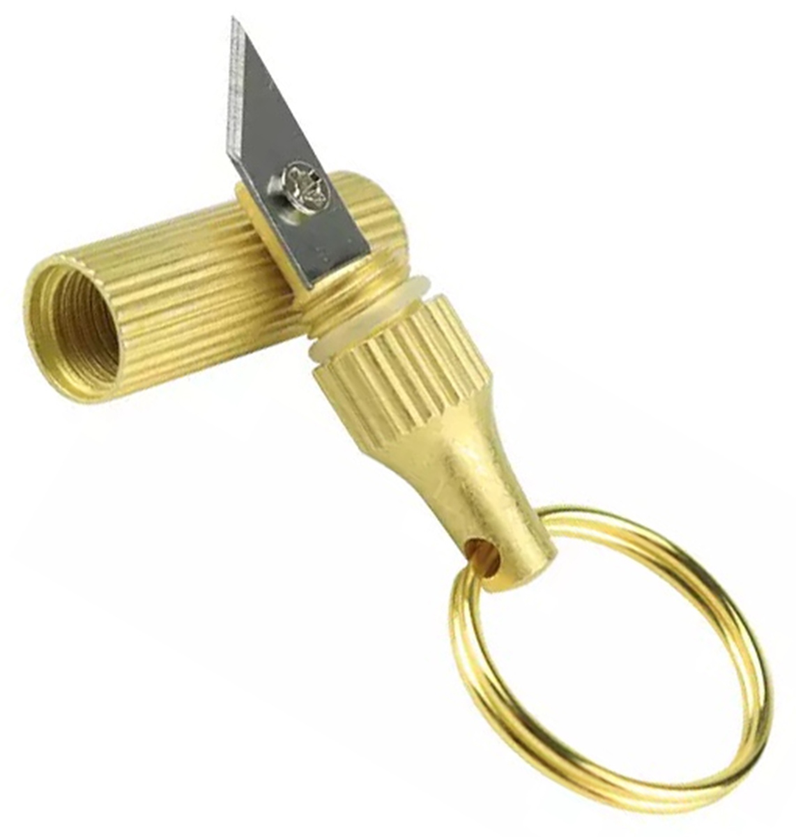 Kišeninis peiliukas ag856 iš nerūdijančio plieno ir žalvario, 40 mm