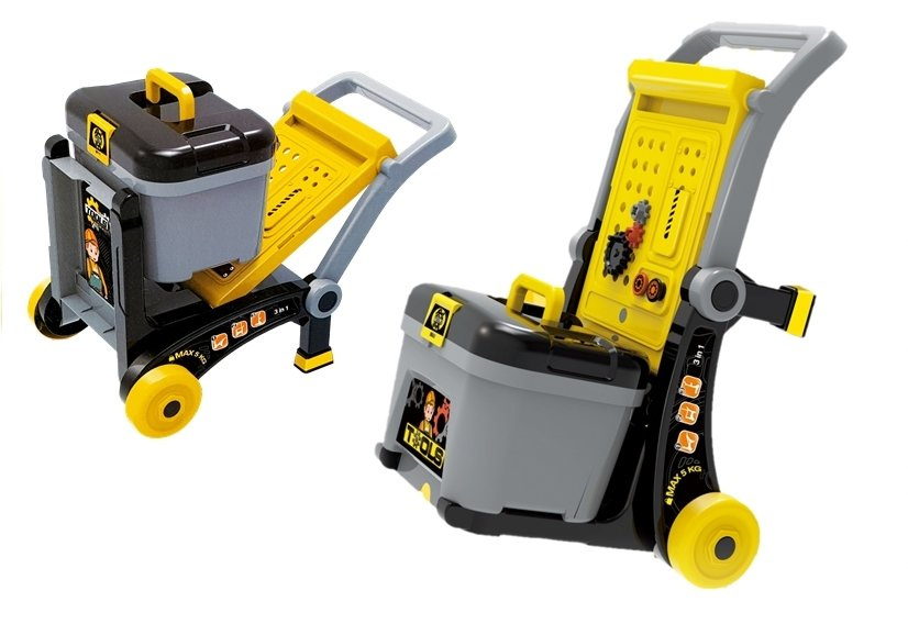 Įrankių rinkinys su vežimėliu ir dėže, 3in1 tools