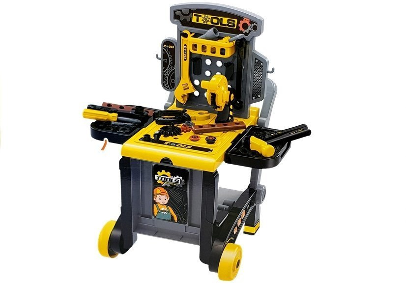 Įrankių rinkinys su vežimėliu ir dėže, 3in1 tools