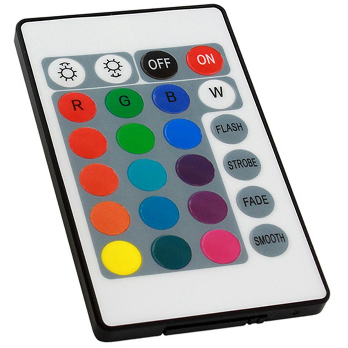 Led lemputė rgb e27 su nuotolinio valdymo pultu, 3w