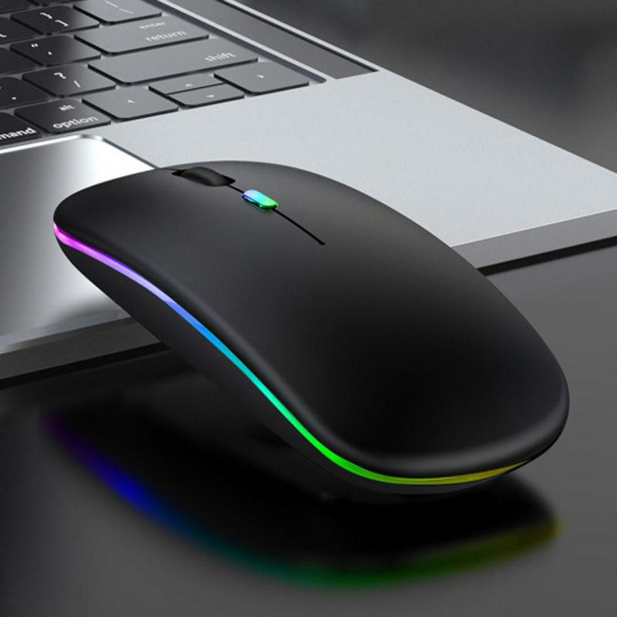 Belaidė optinė pelė ak211a su rgb apšvietimu