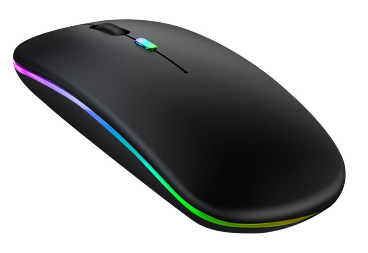 Belaidė optinė pelė ak211a su rgb apšvietimu
