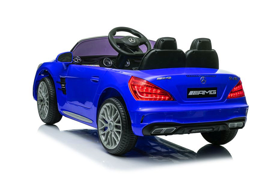 Dvivietis elektromobilis vaikams mercedes sl65 s lean cars, mėlynas