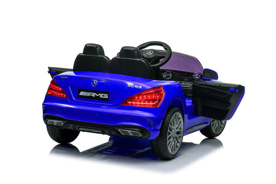 Dvivietis elektromobilis vaikams mercedes sl65 s lean cars, mėlynas