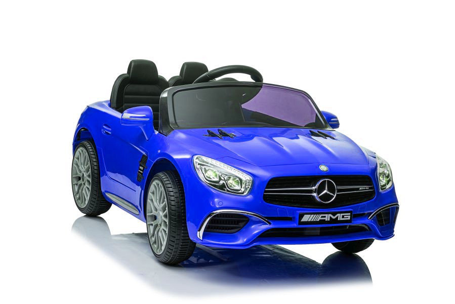 Dvivietis elektromobilis vaikams mercedes sl65 s lean cars, mėlynas