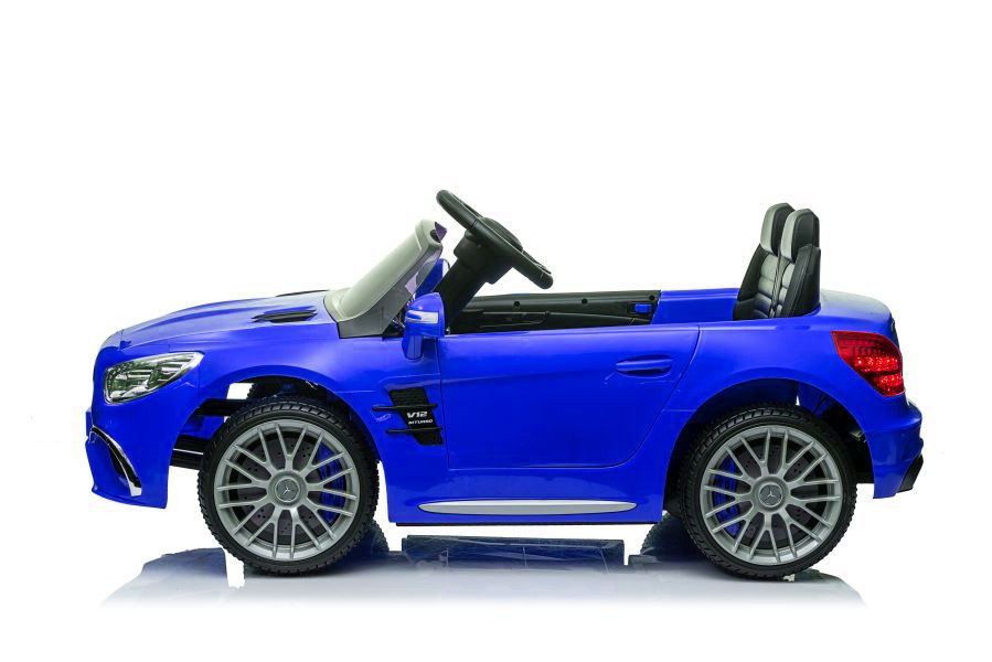Dvivietis elektromobilis vaikams mercedes sl65 s lean cars, mėlynas