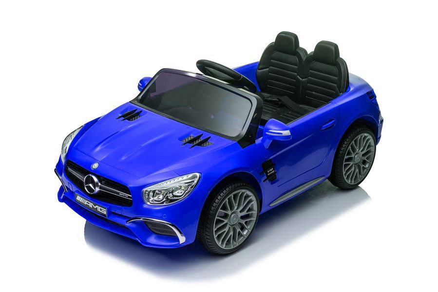 Dvivietis elektromobilis vaikams mercedes sl65 s lean cars, mėlynas
