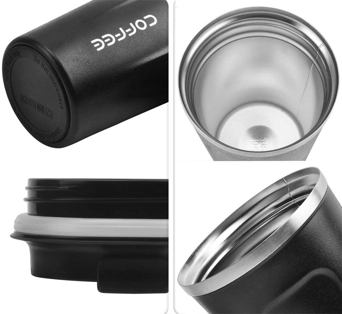 Termo puodelis ag369c, 510 ml, mėlynas