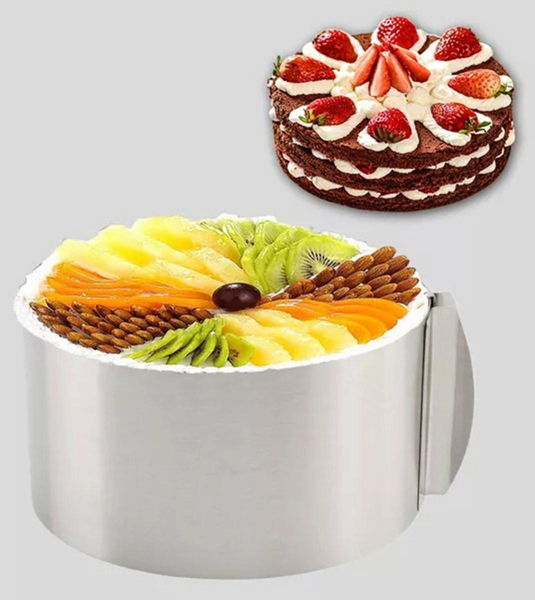 Reguliuojama kepimo forma iš nerūdijančio plieno, 15 cm