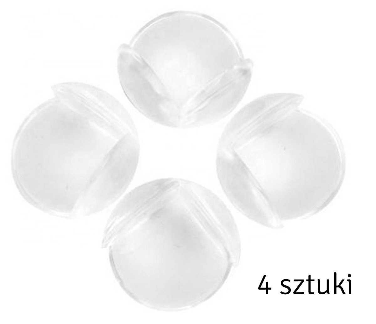 Kampų apsaugos iš silikono, 4 vnt. 2