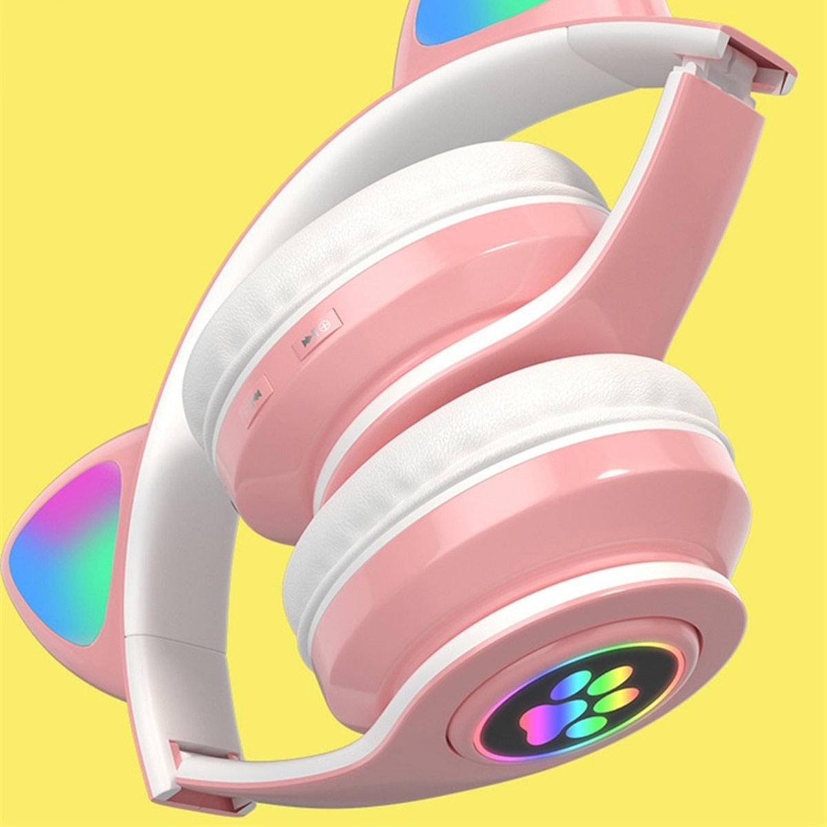 Ausinės su led apšvietimu ir bluetooth 5.0