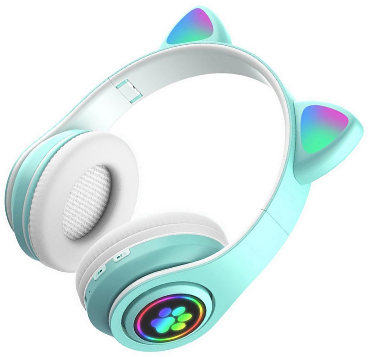 Ausinės su led apšvietimu ir bluetooth 5.0