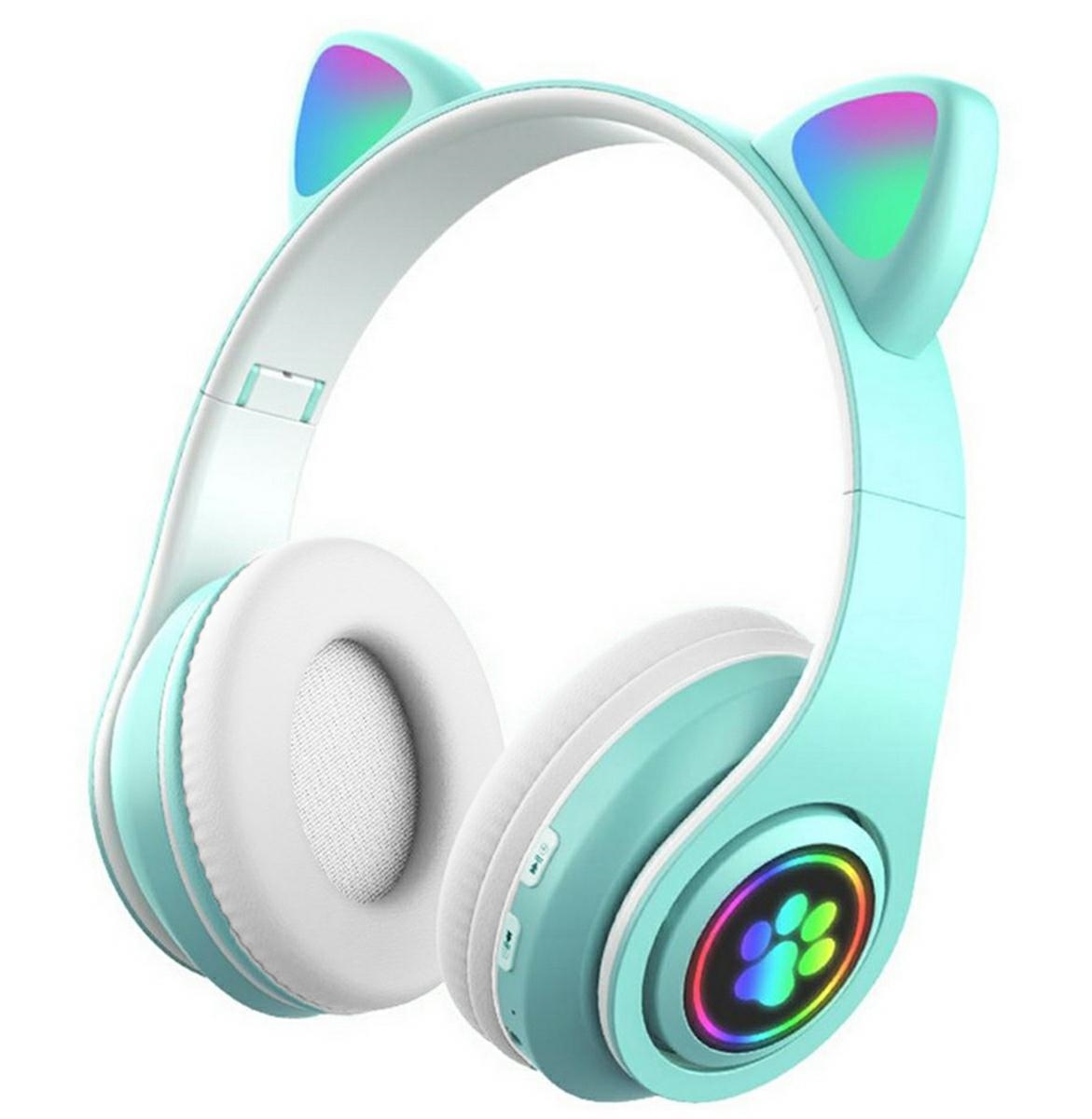 Ausinės su led apšvietimu ir bluetooth 5.0