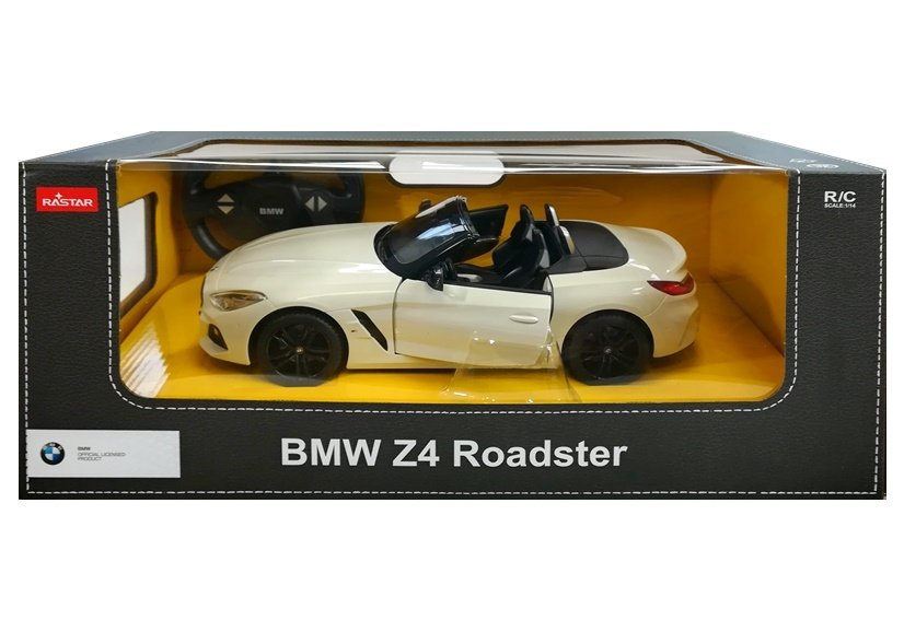 Nuotoliniu būdu valdomas automobilis bmw z4 roadster 1:14 baltas
