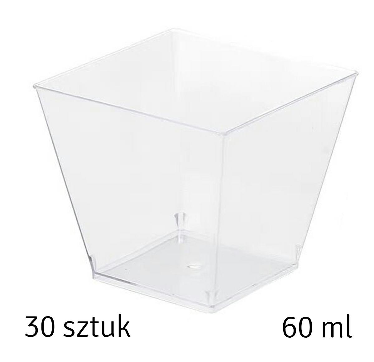 Daugkartinio naudojimo desertinės taurės 60 ml, 30 vnt.