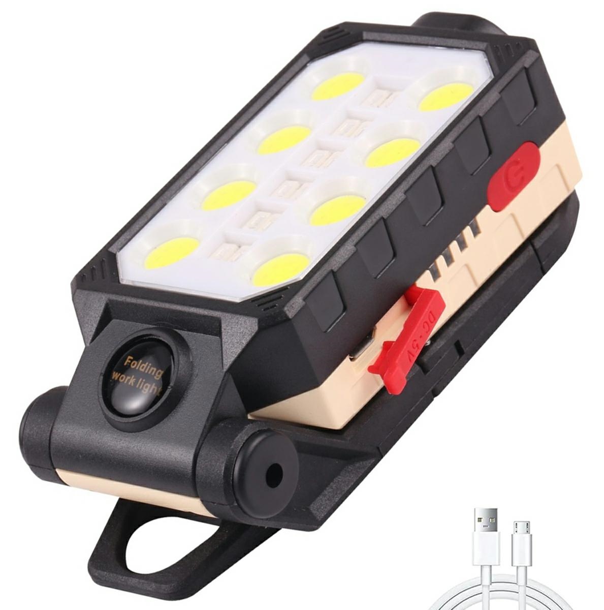 Led dirbtuvių lempa su akumuliatoriumi, 8w