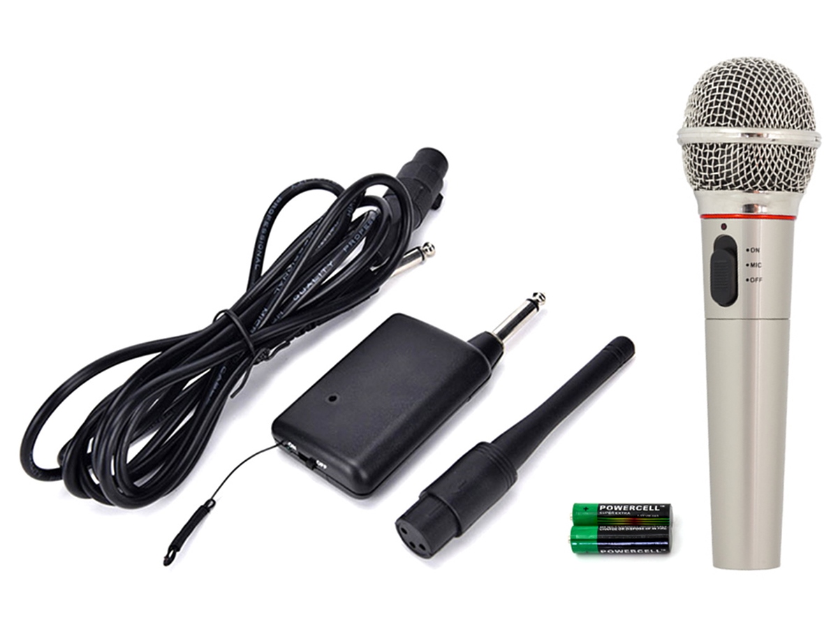 Belaidis mikrofonas ag100a, 110-120mhz fm dažnis