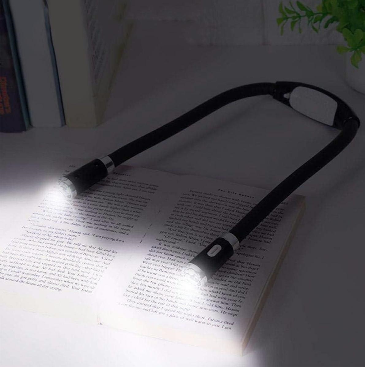 Led skaitymo lempa ant kaklo da244a, 56 cm