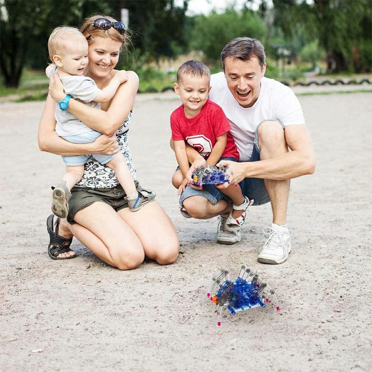 Žaislinis robotas voras, konstravimo rinkinys