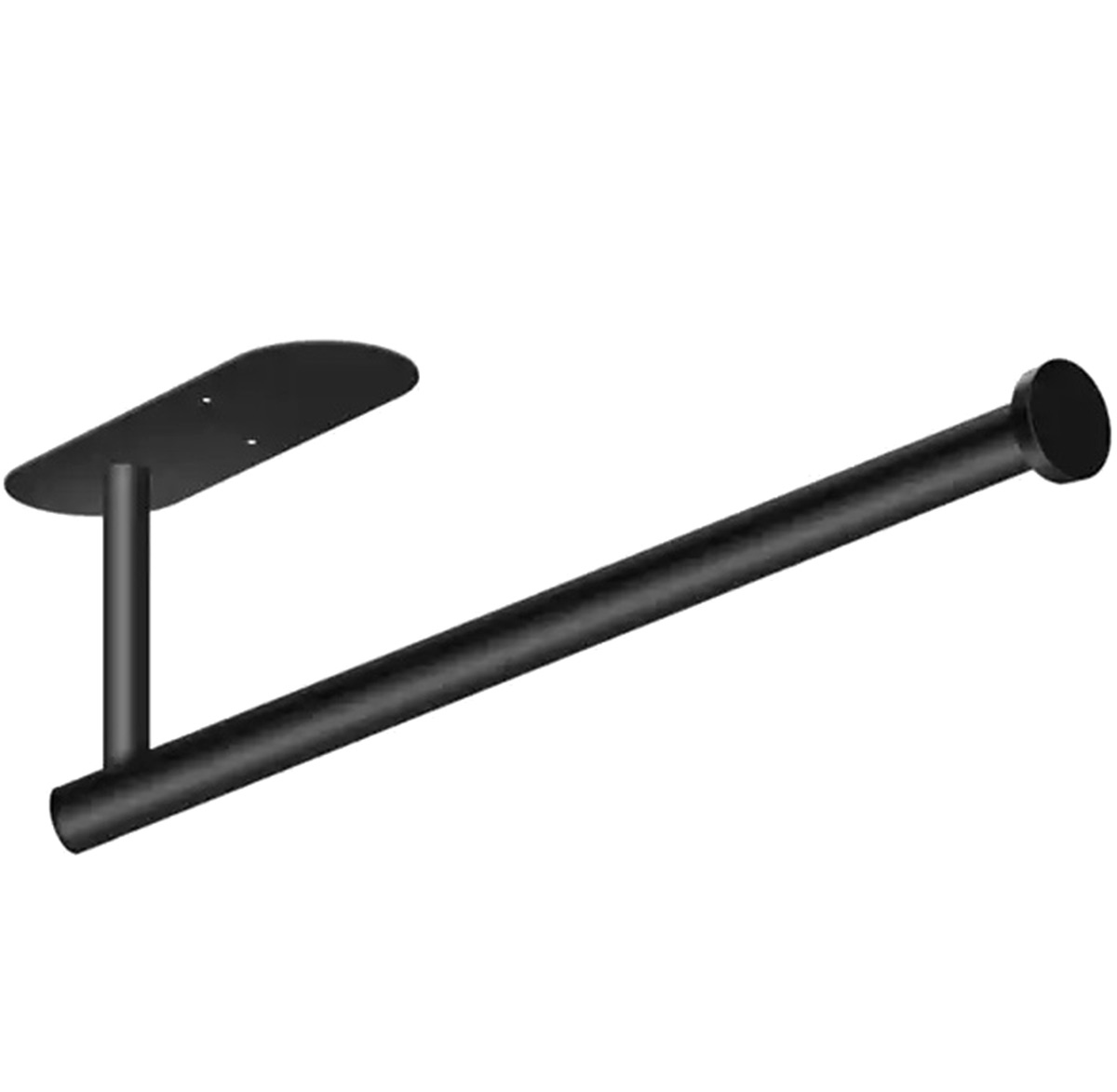 Popierinių rankšluosčių laikiklis ag883, juodas, 33,6 cm
