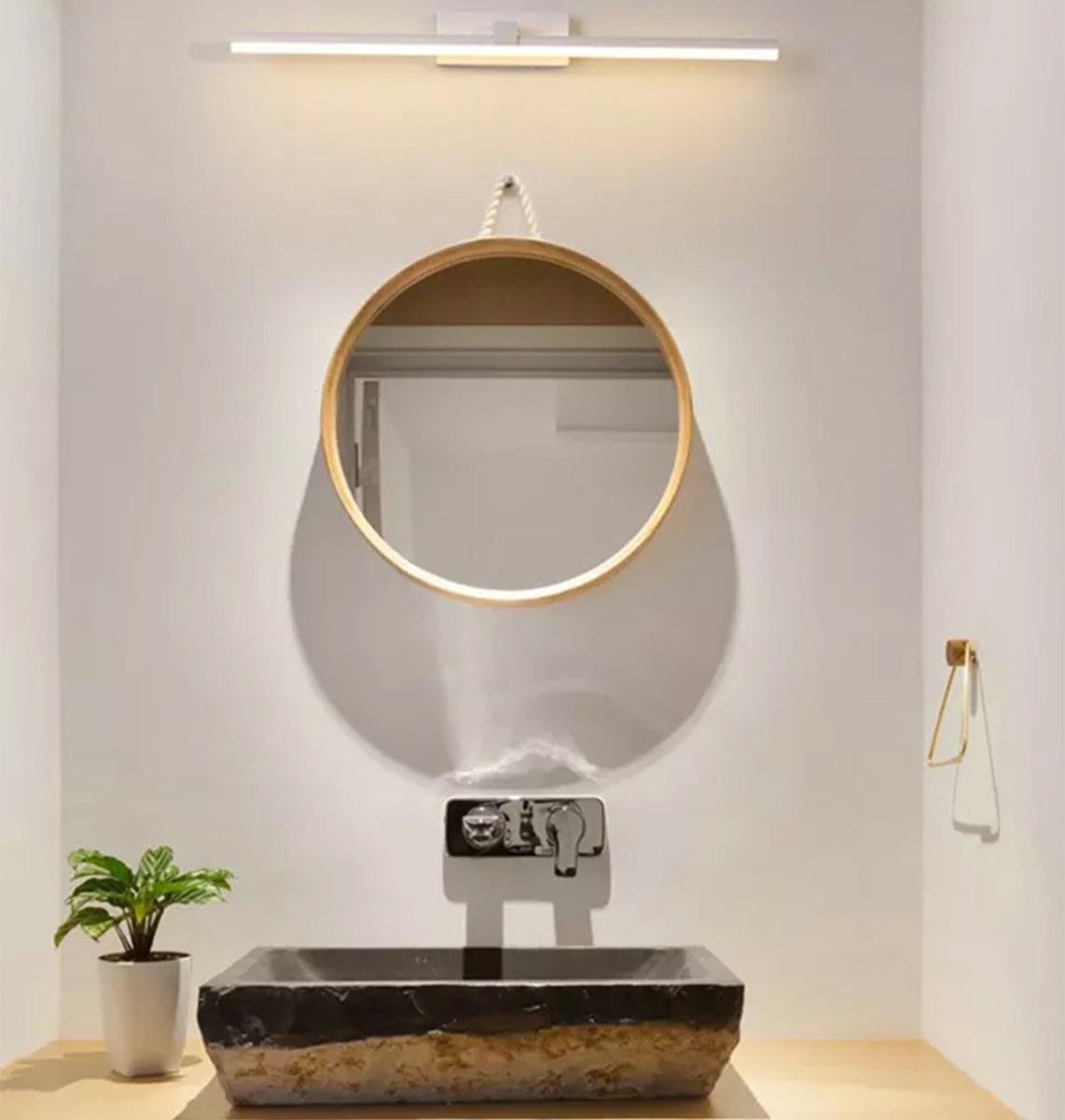 Led sieninis šviestuvas voniai 60 cm baltas