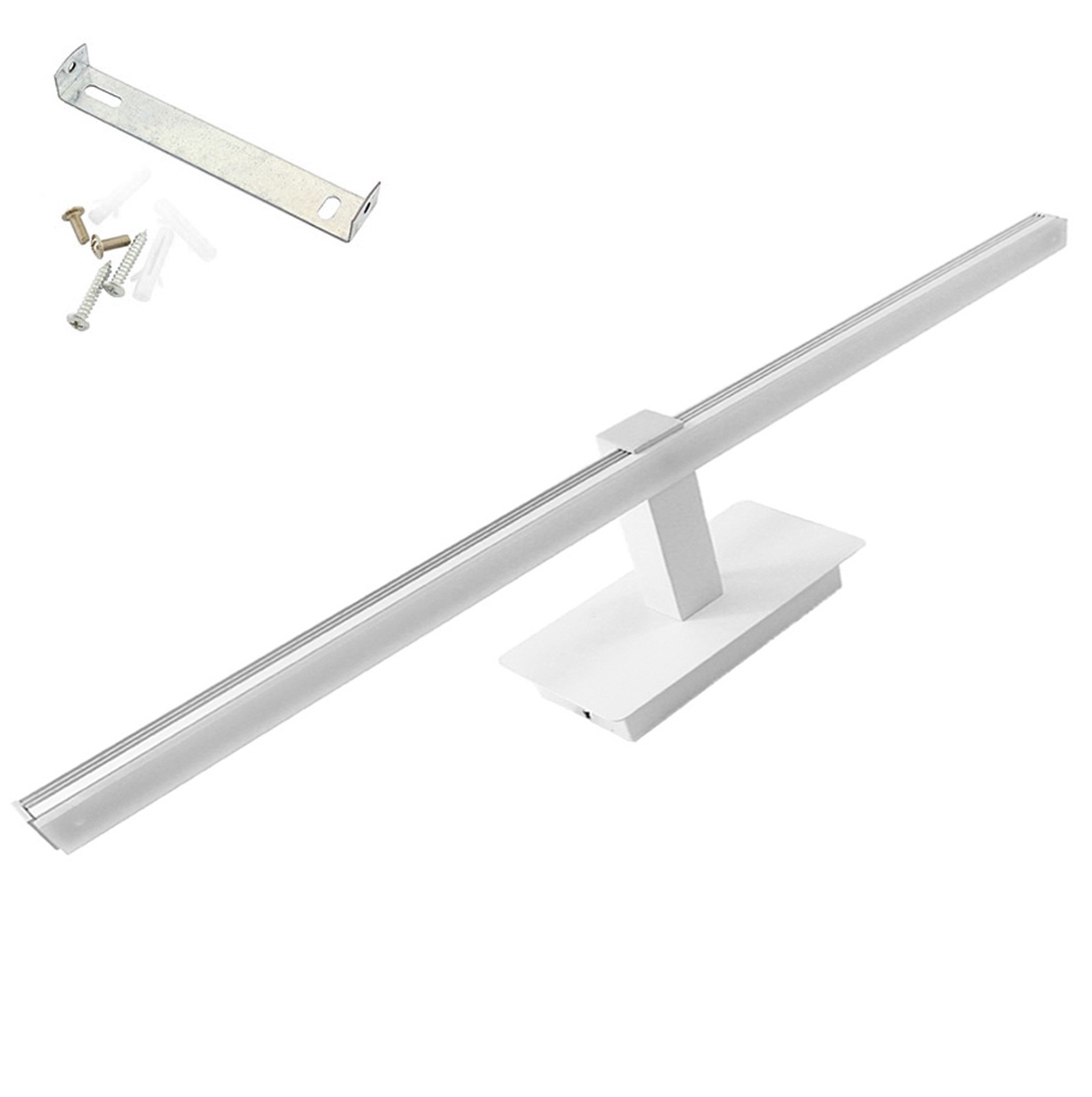 Led sieninis šviestuvas voniai 60 cm baltas