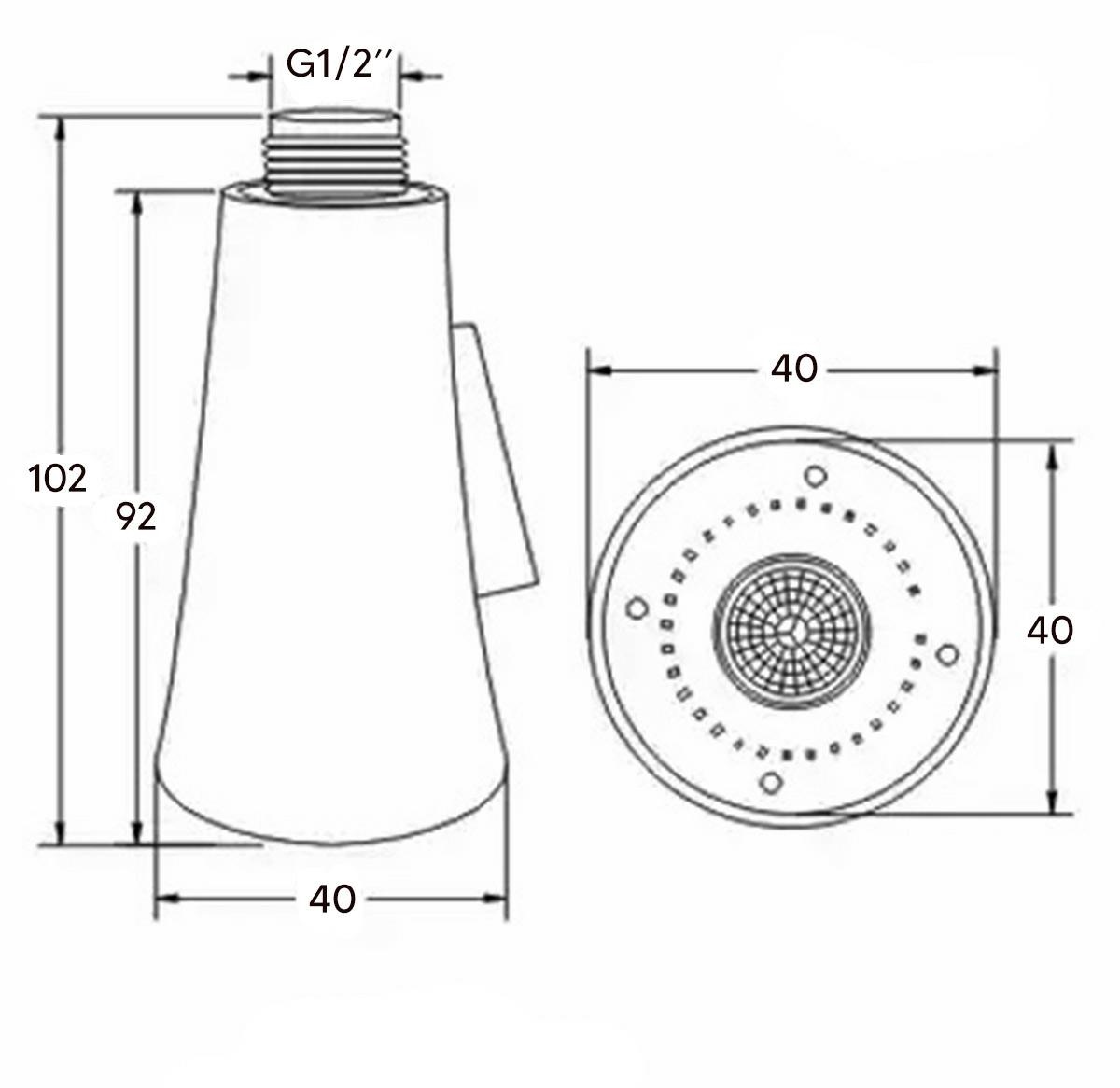 Perlatorius da135a sidabrinis