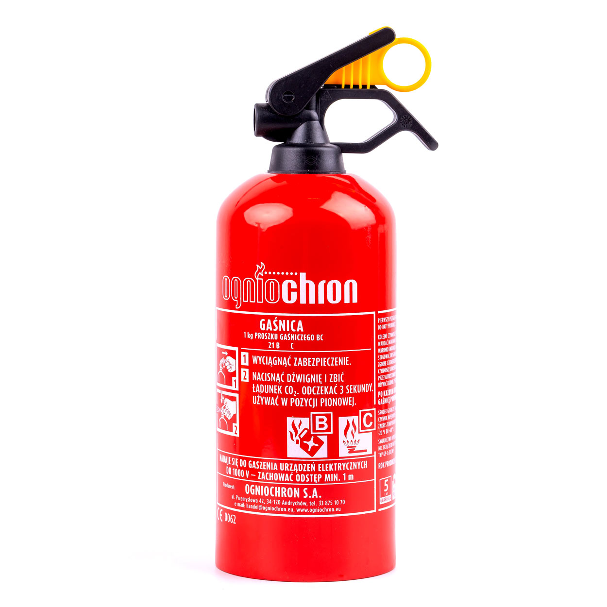 Ogniochron automobilinis miltelinis gesintuvas 1kg
