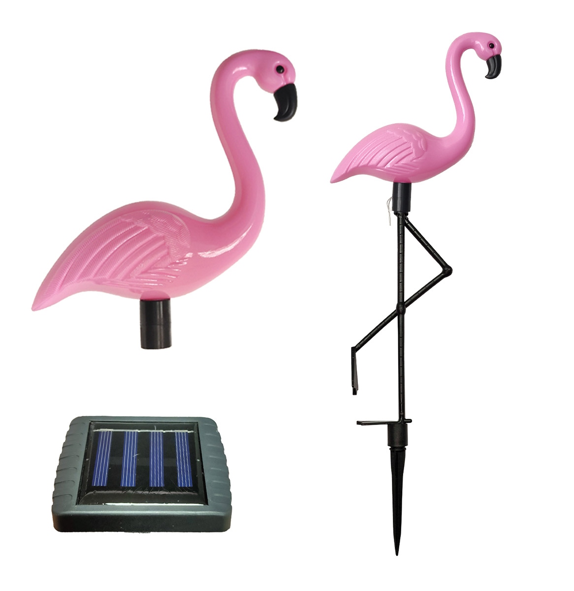 Sodo apšvietimas, flamingai, 3 vnt.