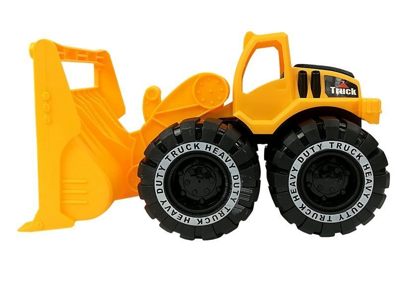 Sunkvežimių ir buldozerių rinkinys su priekaba 49 cm