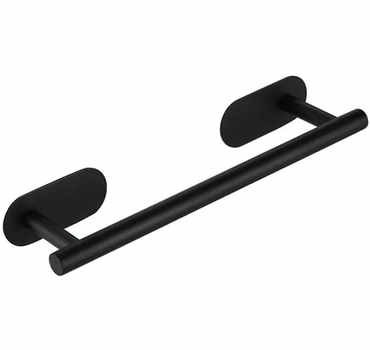Rankšluosčių laikiklis iš nerūdijančio plieno 40 cm, juodas