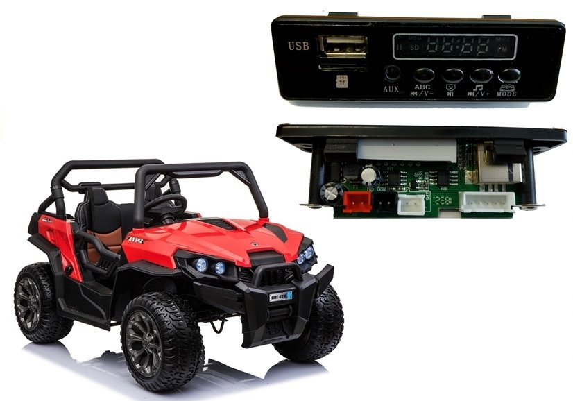 Muzikinis skydelis vaikų elektriniam automobiliui wxe8988
