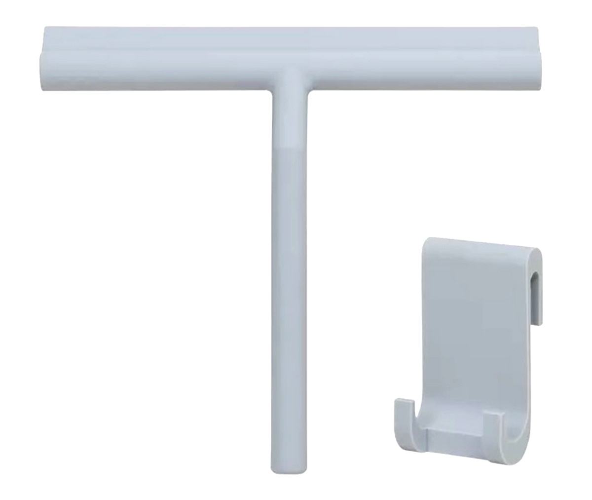 Dušo kabinos vandens braukiklis, 21 cm, pilkas