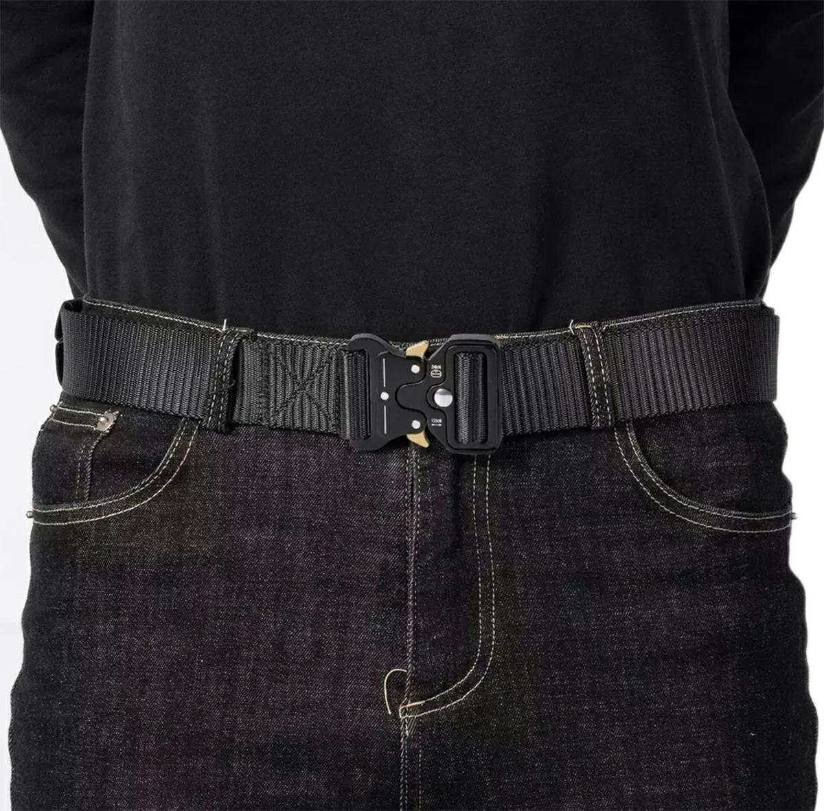 Taktinis diržas 131 cm ilgio, rudas